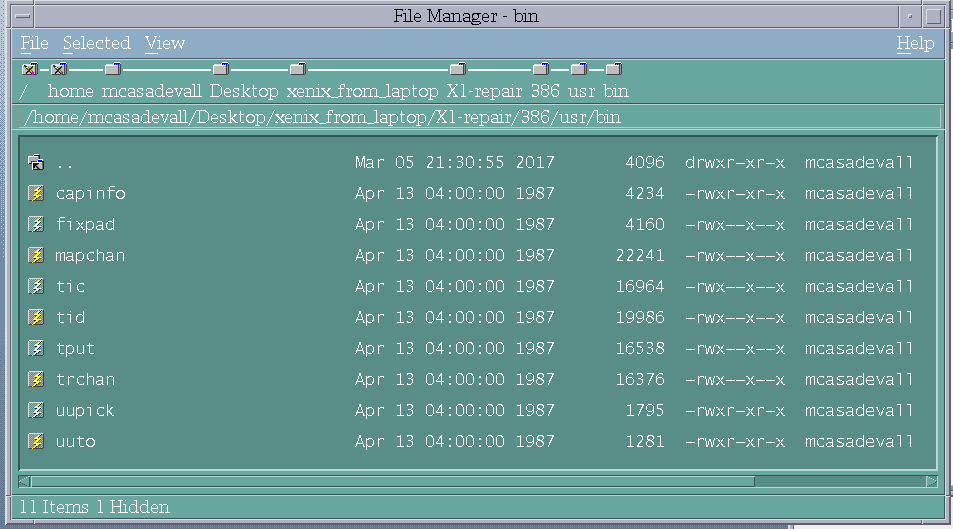 file modification dates