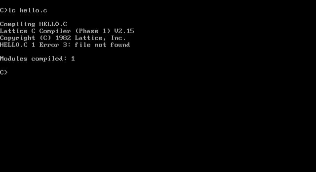 Failed Lattice C Installation